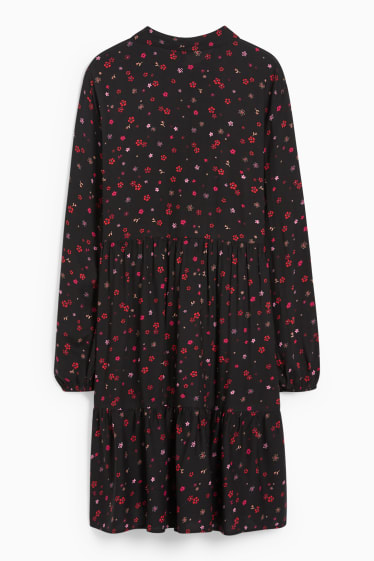 Femmes - CLOCKHOUSE - robe - à fleurs - noir