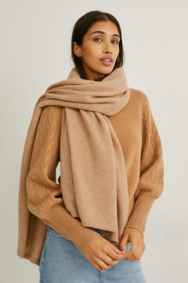 Donna - Sciarpa in cashmere - beige