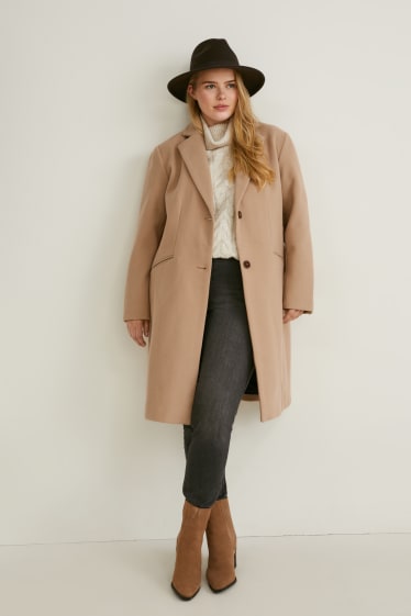 Women - Coat  - beige