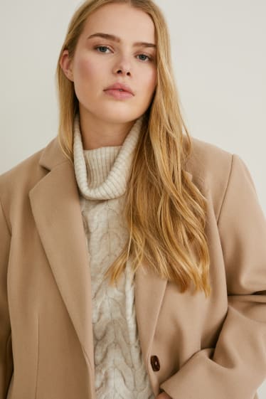 Women - Coat  - beige