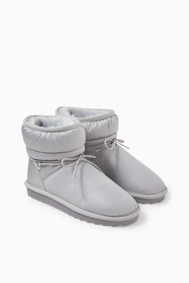 Damen - Boots - silber