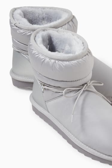 Damen - Boots - silber