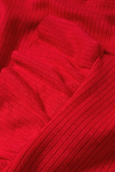 Dona - CLOCKHOUSE - samarreta de màniga llarga - vermell