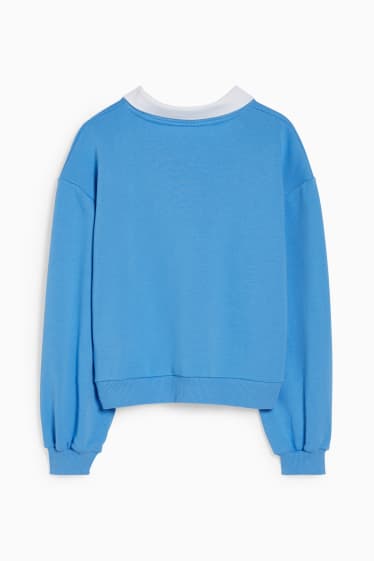 Women - CLOCKHOUSE - sweatshirt - 2-in-1 look - blue