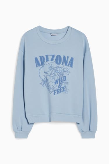 Femmes - CLOCKHOUSE - sweat - bleu clair