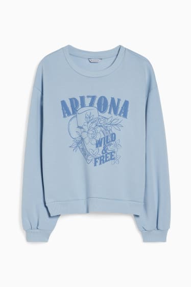 Teens & Twens - CLOCKHOUSE - Sweatshirt - hellblau