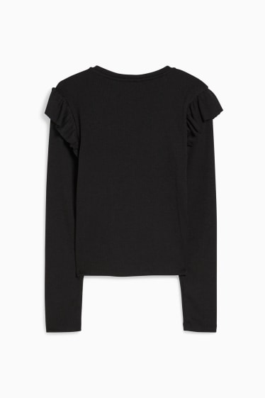 Damen - CLOCKHOUSE - Langarmshirt - schwarz
