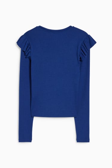 Kobiety - CLOCKHOUSE - bluzka z długim rękawem - ciemnoniebieski