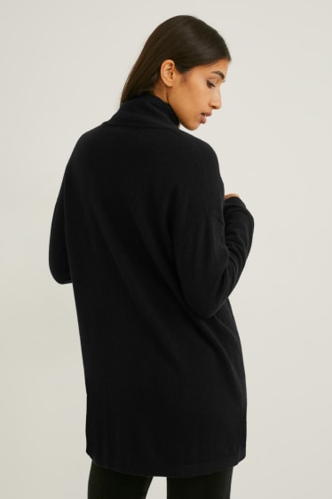 Donna - Cardigan di cashmere - nero