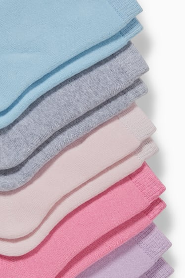 Children - Multipack of 6 - non-slip socks - light gray-melange
