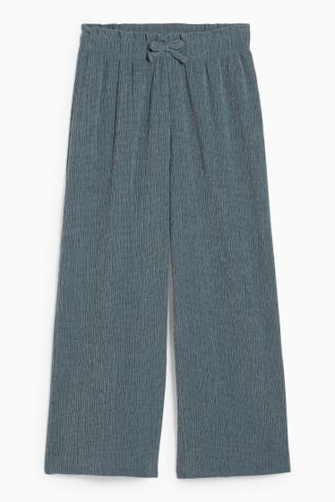 Enfants - Pantalon - vert foncé