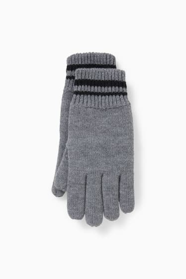 Hommes - CLOCKHOUSE - gants - mélange gris foncé