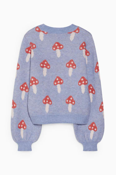 Women - CLOCKHOUSE - jumper - patterned - blue