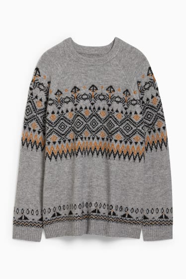 Hommes - Pull - gris