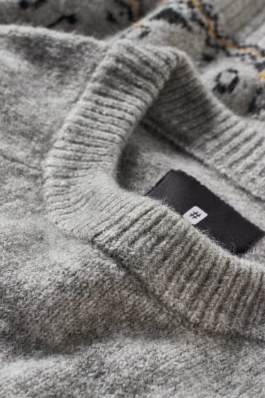 Hommes - Pull - gris