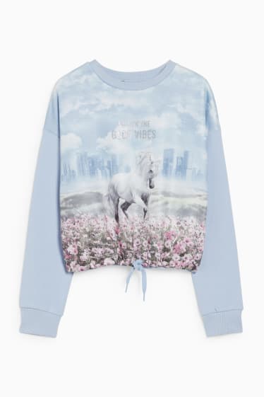 Bambine - Felpa - azzurro