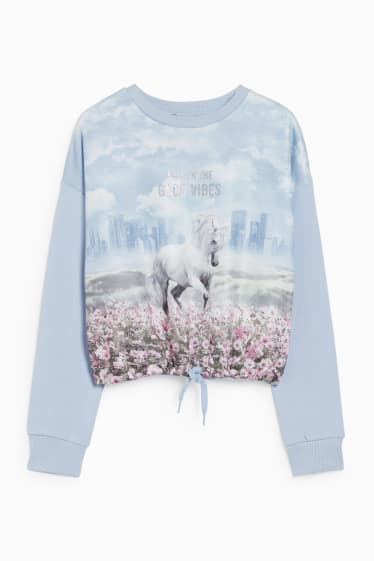 Kinder - Sweatshirt - hellblau