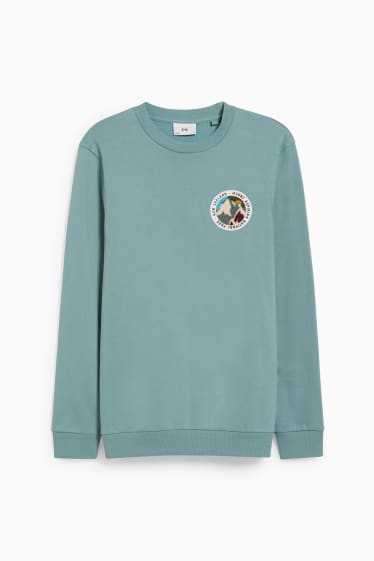 Heren - Sweatshirt - mintgroen