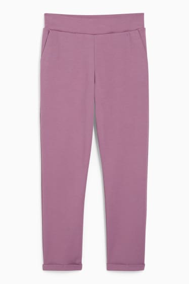 Donna - Pantaloni in jersey - skinny fit - viola