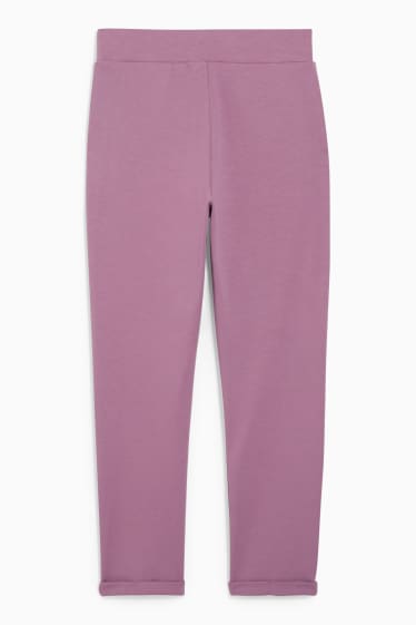 Femei - Pantaloni din jerseu - skinny fit - violet