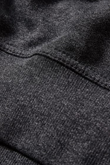 Herren - Sweatshirt - schwarz-melange