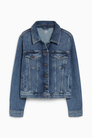 Women - Denim jacket - blue denim