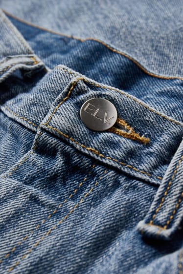 Femei - E.L.V. Denim - straight jeans - talie înaltă - unisex - denim-albastru deschis