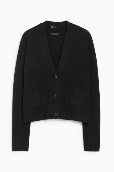 Women - Cashmere cardigan - black