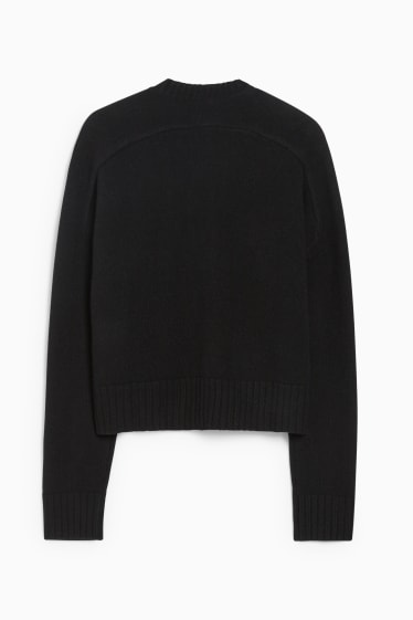 Women - Cashmere cardigan - black