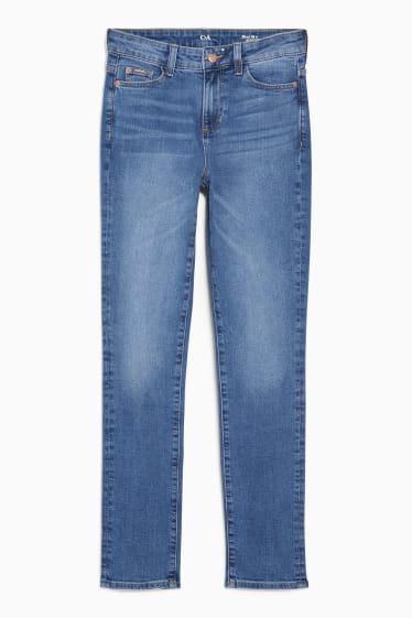 Femei - Slim jeans - talie medie - LYCRA®  - denim-albastru
