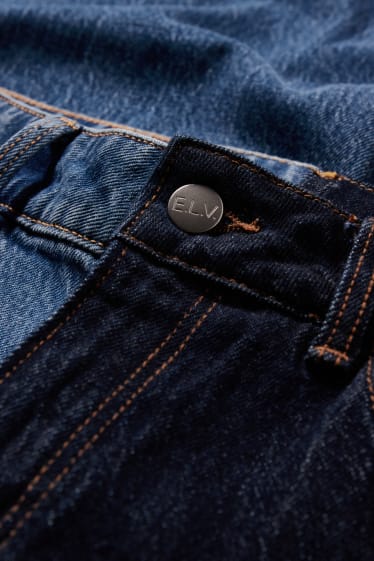 Femei - E.L.V. Denim - wide leg jeans - talie înaltă - unisex - denim-albastru
