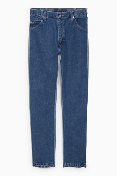 Kobiety - E.L.V. Denim - slim jeans - wysoki stan - unisex - dżins-niebieski
