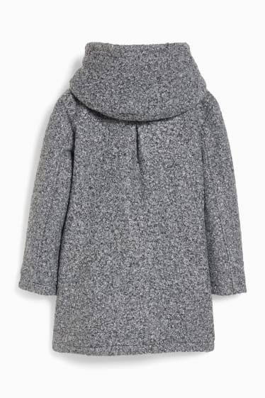Nena - Abric amb caputxa - gris jaspiat