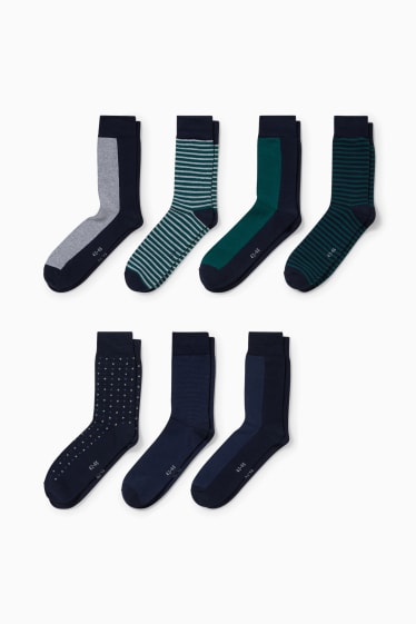 Herren - Multipack 7er - Socken - LYCRA® - dunkelblau