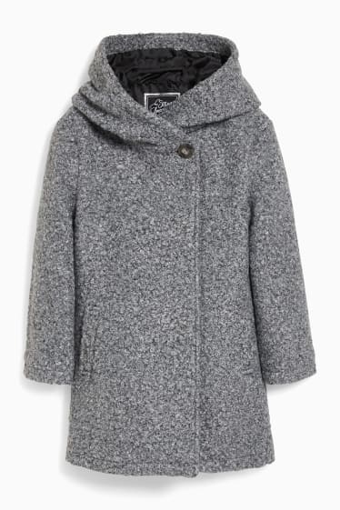 Nena - Abric amb caputxa - gris jaspiat