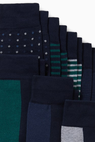Hombre - Pack de 7 - calcetines - LYCRA® - azul oscuro