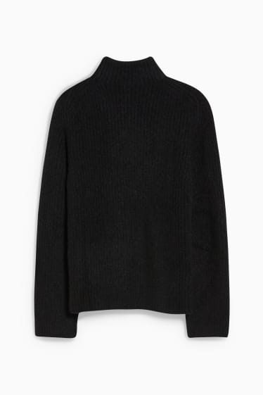 Damen - Pullover - schwarz