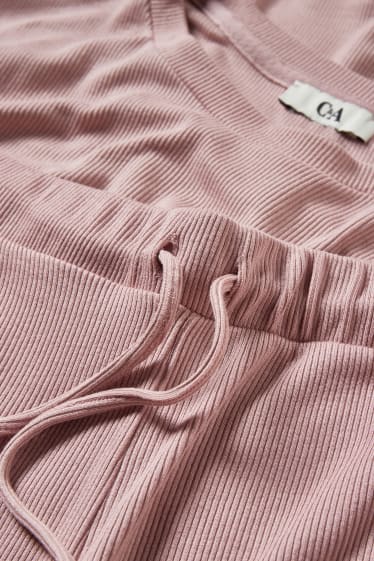 Dames - Pyjama - donker rose