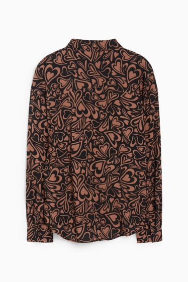 Teens & young adults - CLOCKHOUSE - blouse - patterned - brown