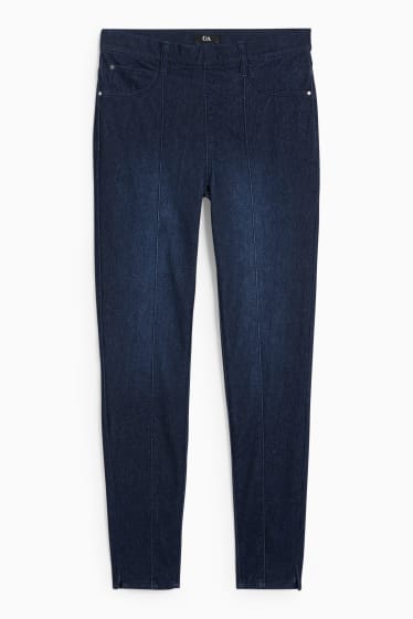 Dona - Jegging jeans - high waist - 4 Way Stretch - texà blau fosc