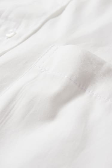 Dames - Blouse - gemakkelijk te strijken - wit