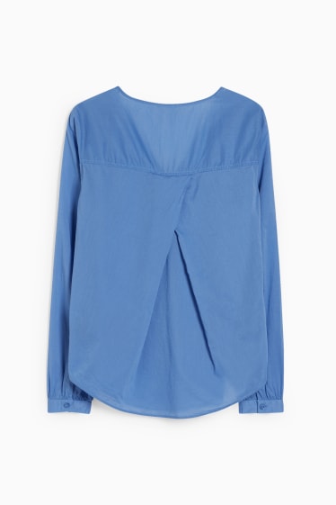 Damen - Bluse - blau