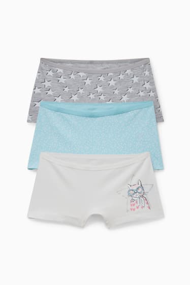 Niños - Pack de 3 - boxers - verde menta