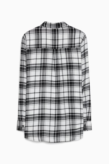 Teens & young adults - CLOCKHOUSE - blouse - check - black / white