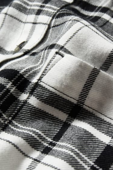 Teens & young adults - CLOCKHOUSE - blouse - check - black / white