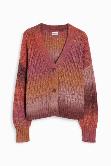 Femmes - CLOCKHOUSE - gilet en maille - rose foncé