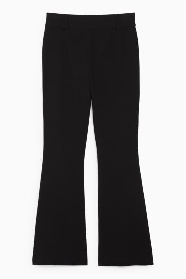 Femmes - CLOCKHOUSE - pantalon en jersey - Flared - noir