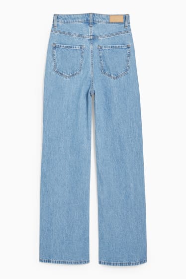 Dames - CLOCKHOUSE - straight jeans - high waist - jeanslichtblauw