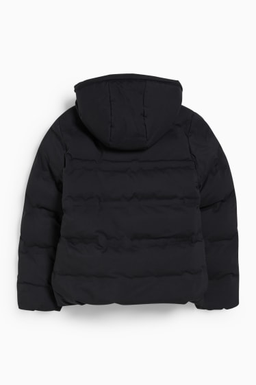 Niños - Chaqueta con capucha - negro