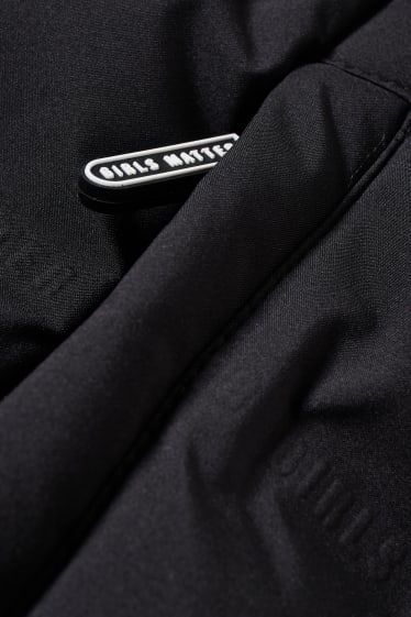 Enfants filles - Veste à capuche - noir